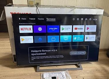 iphone hdmi kabel: Yeni Televizor Toshiba LCD 50" 4K (3840x2160), Ünvandan götürmə — 3
