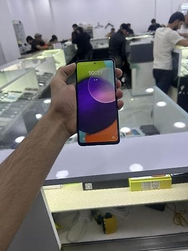 kamera maşın: Samsung Galaxy A52, 128 GB, rəng - Göy, Barmaq izi — 3