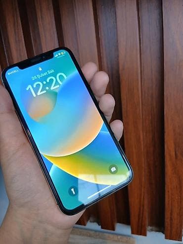 IPhone X, 64 GB, Qara, Face ID