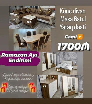 yatag dedi: 2 təknəfərlik çarpayı, Dolab, Termo, Komod, Türkiyə, Yeni — 8