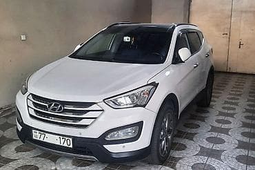 Hyundai Santa Fe – ağ rəngli, şəhər və uzun məsafələr üçün komfortlu