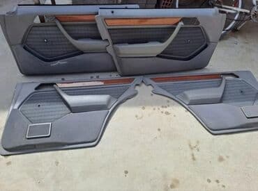 купить чехлы на авто: Audi 100 C3 üçün qapı döşəmələri komplekti - 4 ədəd qapı kartı: ön — 1