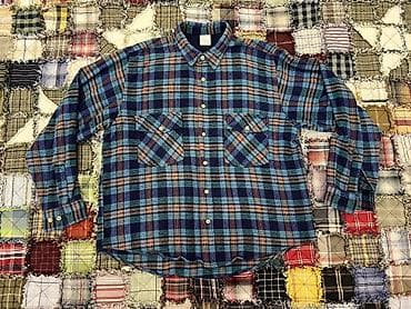 Flanel köynək – düyməli, uzunqol - Material: 100% pambıq (etiketdə