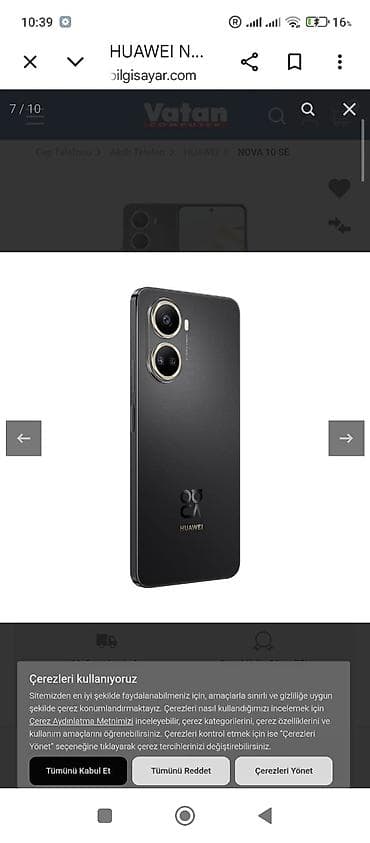 huawei telefonlari: Huawei Nova 10 SE, rəng - Gümüşü, İki sim kartlı — 4