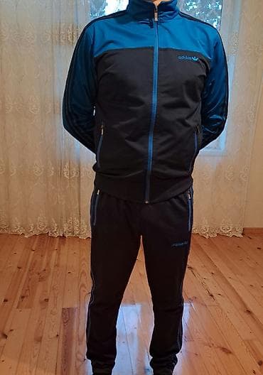 black squad kurtka: İdman dəsti, Adidas, XL, rəng - Göy — 4