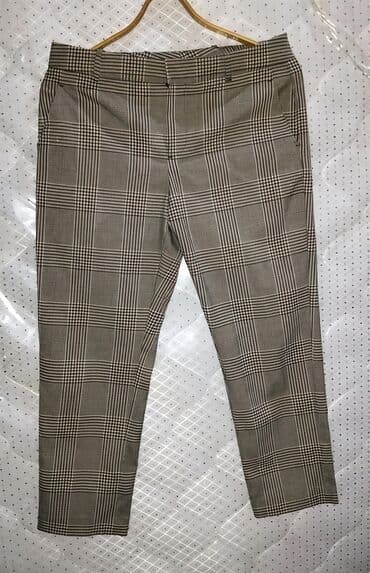 kətan şalvar qadın: Şalvar, Mango, rəng - Qəhvəyi — 1