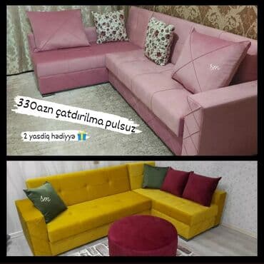 диван раскладушку: *SİFARİŞLƏ 3/5 gün ərzində hazırlanan qonaq otağı üçün künc divanlar* — 2