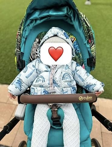 cybex uşaq arabası: Satilir. Kolyaska qenedli qara (qenedinin biri qirilib) ve ayrica ustu — 7