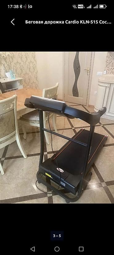 Turniklər və bruslar: Cardio KLN-515 qaçış cığırı - Kompakt və qatlanan konstruksiya — 5