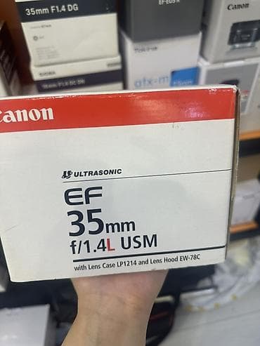 dvd r: Canon EF 35mm f/1.4L USM obyektiv - Sistem: Canon EF (tam kadr və — 1
