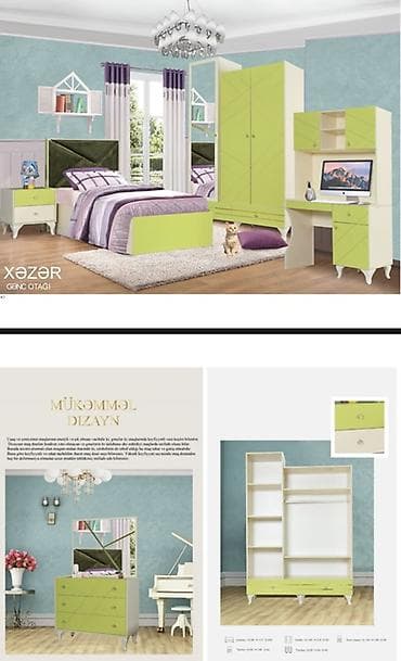 Xəzər Gənc Otağı mebel dəsti Fabrik istehsalı mebellərin topdan