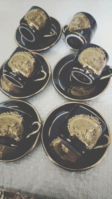 Qəhvə dəsti, rəng - Göy — 6