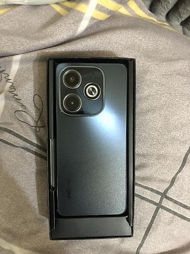 philips xenium 9@9v: Infinix Hot 40, 128 GB, rəng - Boz, Face ID — 4