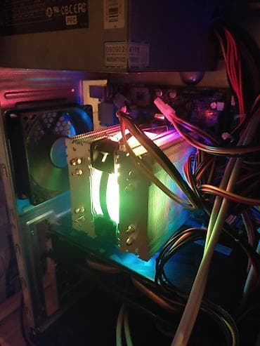 nvidia geforce gtx 1060 3gb: Süper vəziyətdə 3pin tower cpu cooler RGB ışıqlı yaxşı termopasda ile — 1