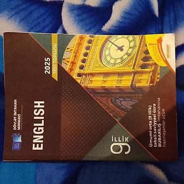 Məhsul: “English – 2025 Test Toplusu” (Dövlət İmtahan Mərkəzi nəşri)