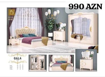 işlenmiş termolar: İkinəfərlik çarpayı, Dolab, Termo, 2 tumba, Azərbaycan, Yeni — 8