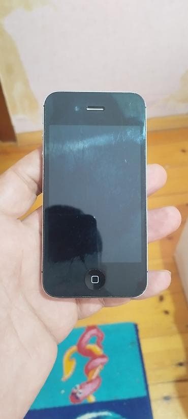 IPhone 4S, < 16 GB, Jet Black, Zəmanət, Kredit, Qırıq