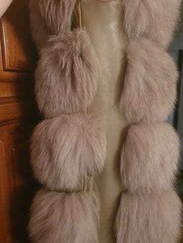 təbii qadın şubaları: Kürk, Max Mara, M, rəng - Bej — 3
