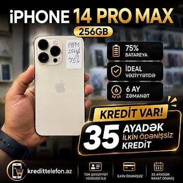 iphona 6 plus: IPhone 14 Pro Max, 256 GB, Qızılı — 1