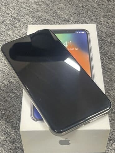 IPhone X, 64 GB, Gümüşü, Face ID