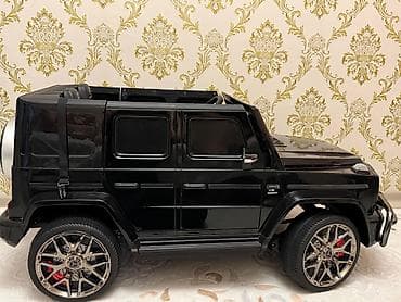 marvel oyuncaq: Uşaq üçün elektrikli maşın – Mercedes-Benz G-class üslubunda, qara — 3