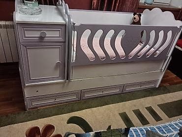 Beşiklər: Oğlan və qız üçün, İşlənmiş, Dördbucaq, Beşik, Dəst ilə, Matras ilə, Yellənmə mexanizm ilə — 3