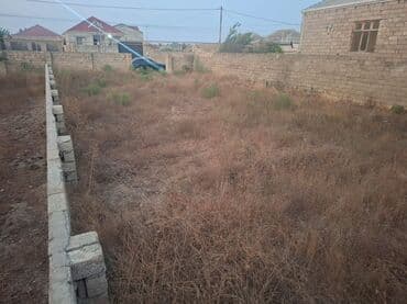 земельный участок в деревне: Yaşayış evlərinin əhatəsində yerləşən, düz relyefli torpaq sahəsi — 1