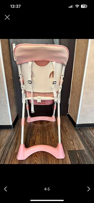 yun corab: Uşaqlar üçün yemək stolu + hədiyyə skuter - Komplekt: çəhrayı rəngli — 5