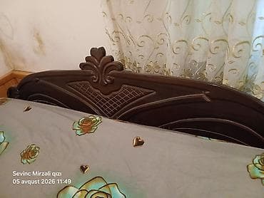 matras islenmis: İşlənmiş, İkinəfərlik çarpayı, Bazalı, Matras ilə, Siyirməsiz, Azərbaycan — 4
