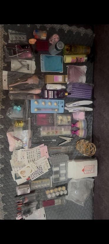 Peşəkar manikür/pedikür və dırnaq dizaynı üçün tam dəst Komplektin — 9