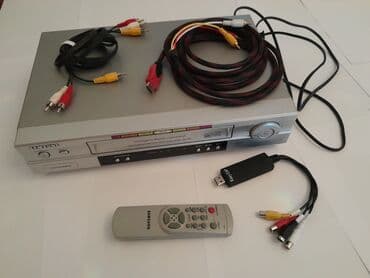 телевизор плазма: Samsung VHS videomaqnitofon dəsti - AV (RCA) çıxışları vasitəsilə — 1