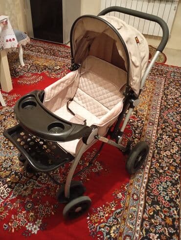Детская одежда и обувь: Классическая прогулочная коляска, Б/у, Самовывоз — 2