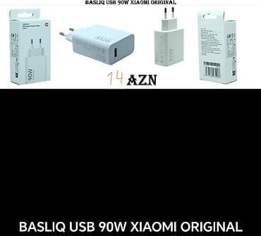 komputer ekran kartı: Bir neçə aksesuar bir yerdə: 1) Xiaomi 90W HyperCharge Combo (Type‑C) — 7
