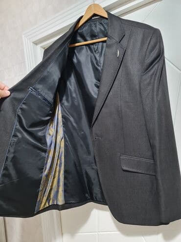 uzun pencekler: Пиджак, В полоску, 6XL (EU 52) — 2