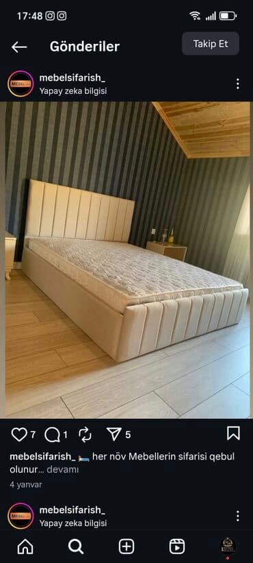 korpe sekilleri: İkinəfərlik, Bazasız, Pulsuz matras, Siyirməsiz, Azərbaycan — 6