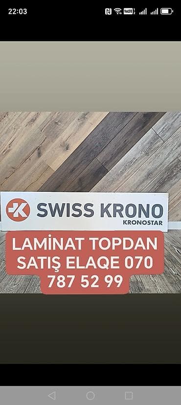 Laminat: Yeni Krono Group Laminat, 12 mm, Sinif - 33, MDF, Suyadavamlı, Ödənişli çatdırılma — 1