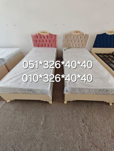 Çarpayılar: Yeni, Təknəfərlik çarpayı, Bazalı, Matras ilə, Azərbaycan — 17