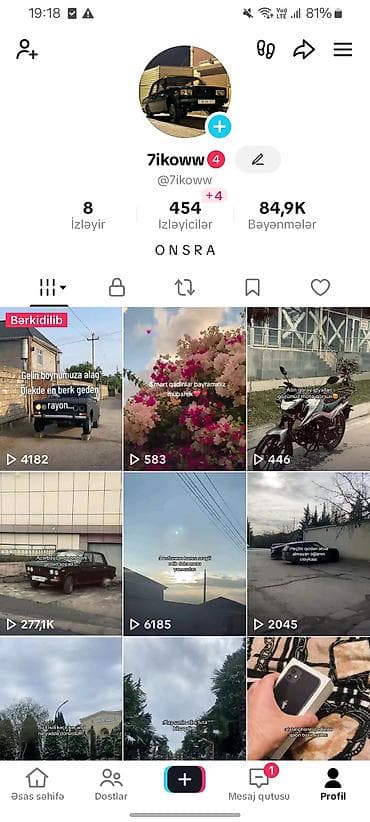 Xidmət: TikTok səhifəsinin tanıdılması və kontent nümunələri endirim lalafo.az -da Xidmət: TikTok səhifəsinin tanıdılması və kontent nümunələri endirim