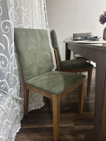 ders masaları: Qonaq otağı üçün, İşlənmiş, Qatlanmayan, Stul — 3