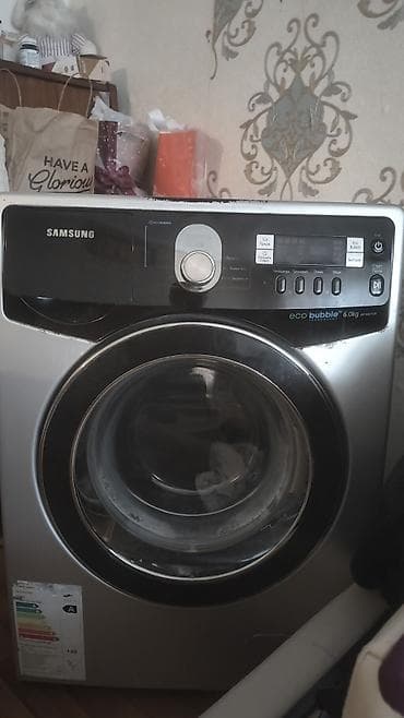 elektrik qaz: Paltaryuyan maşın Samsung, 6 kq, Avtomat, Qurutmasız — 9