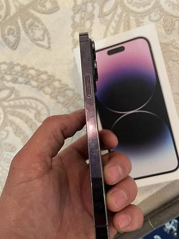 iphone 14 ucuz: IPhone 14 Pro Max, 256 GB, Deep Purple, Face ID, Sənədlərlə — 4