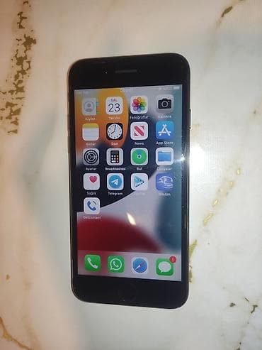 smart android box: IPhone 7, 32 GB, Qara, Barmaq izi — 1
