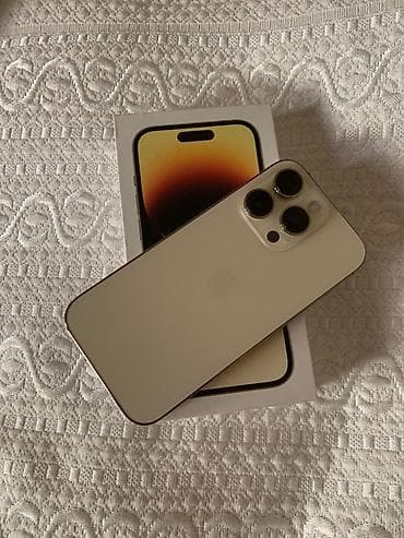 dgi mikrofon: IPhone 14 Pro, Qızılı, Face ID — 1