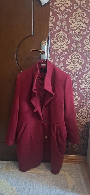 paltolar 2024: Palto, rəng - Qırmızı — 5