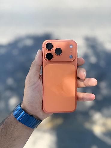 apple imac: IPhone 17 Pro, 256 GB, Narıncı, Zəmanət, Simsiz şarj, Face ID — 1