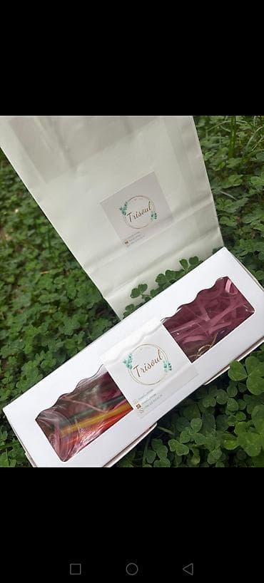 hediyelikler: Trisoul hədiyyə dəsti – ətirli çubuqlar,təbii bal mumu şam və aksesuar — 2