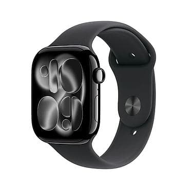 su plesosu: Apple Watch Series 11 Aluminum Jet Black 42mm Tam yeni va bağlı — 1