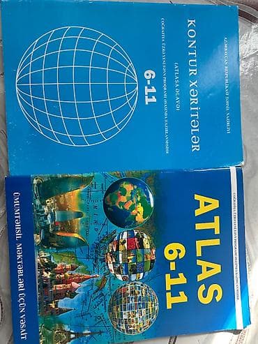 atlas xəritə: Atlas (6-11) və Kontur xəritə — 1