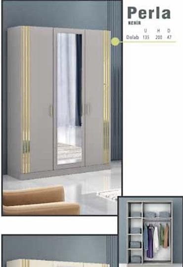 duz dolab: Perla Nehir dolabı Fabrik istehsalı mebellərin topdan qiymətlə satışı — 1