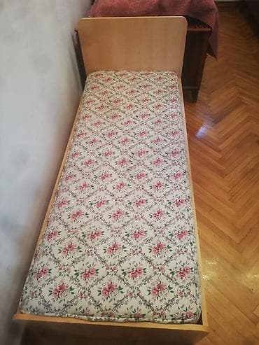 Təknəfərlik çarpayı, Matras ilə, Siyirməsiz